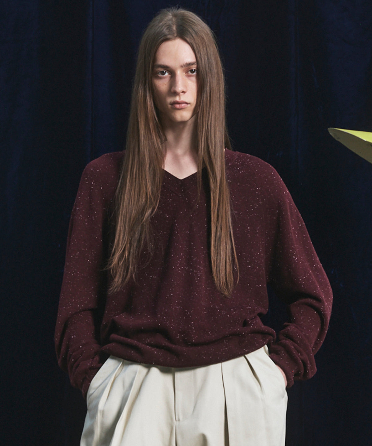 Airy Striped Gabardine Prime-Over Short-sleeved Shirt