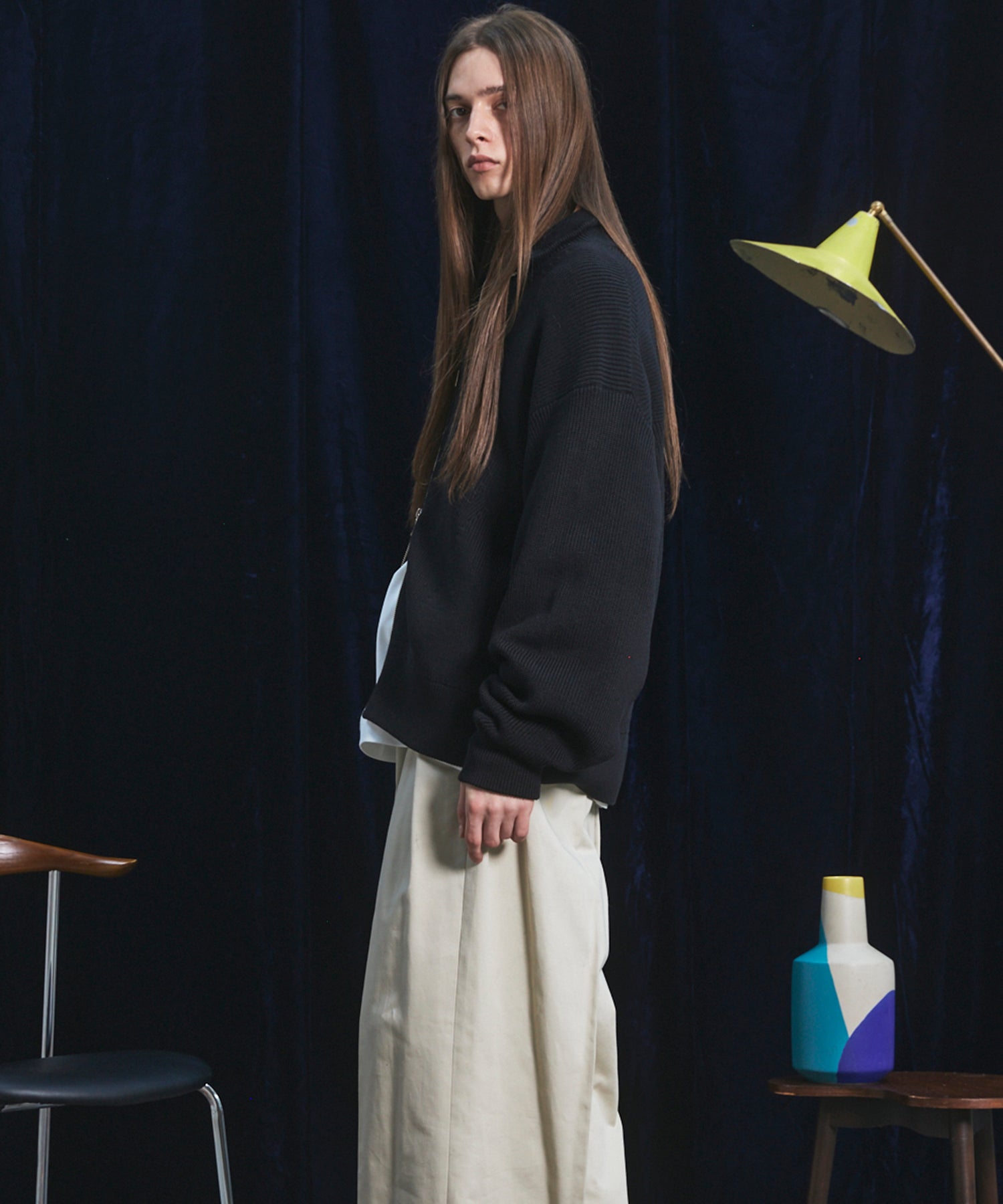C/A Prime-Over Drivers Zip Knit