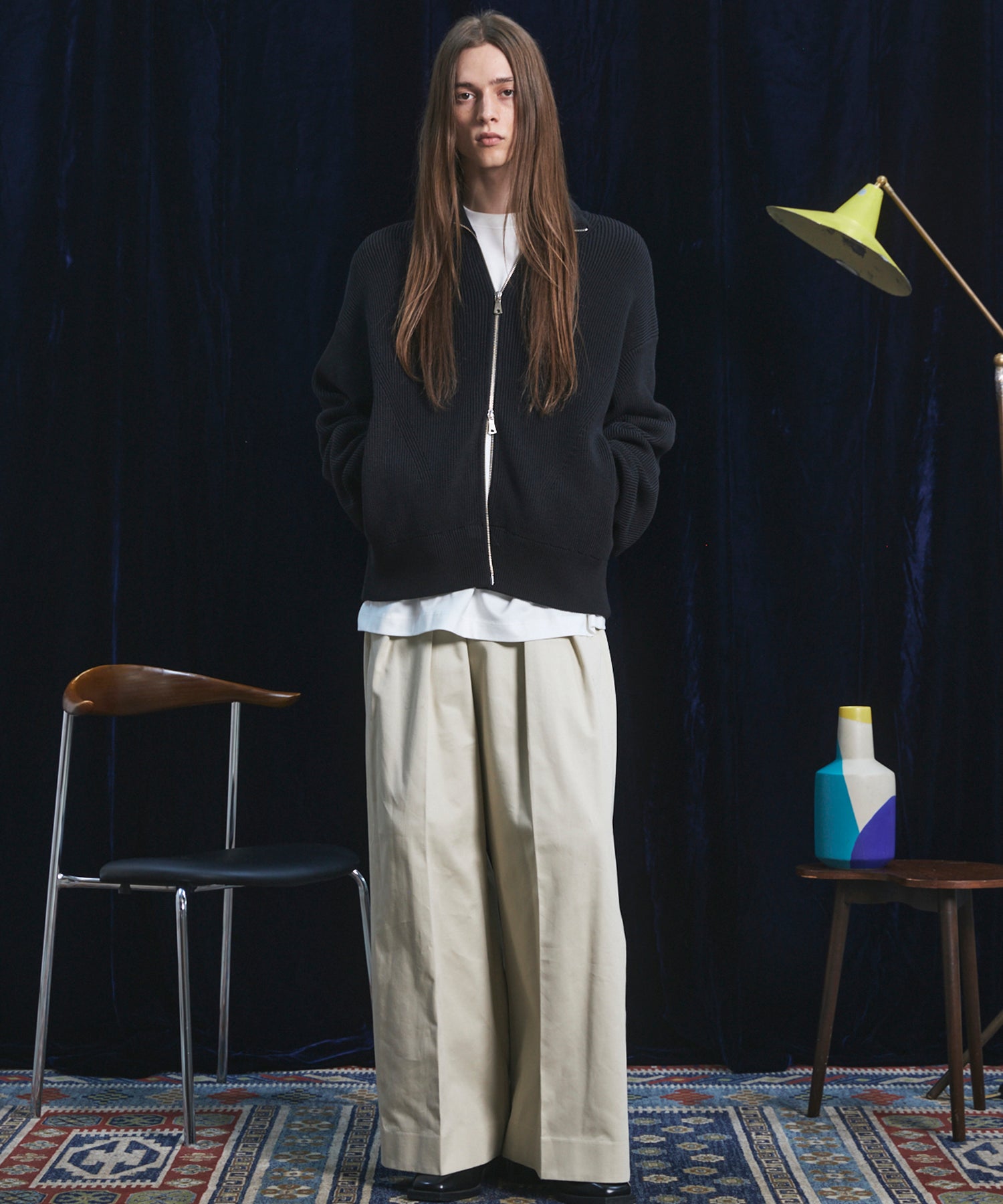 C/A Prime-Over Drivers Zip Knit