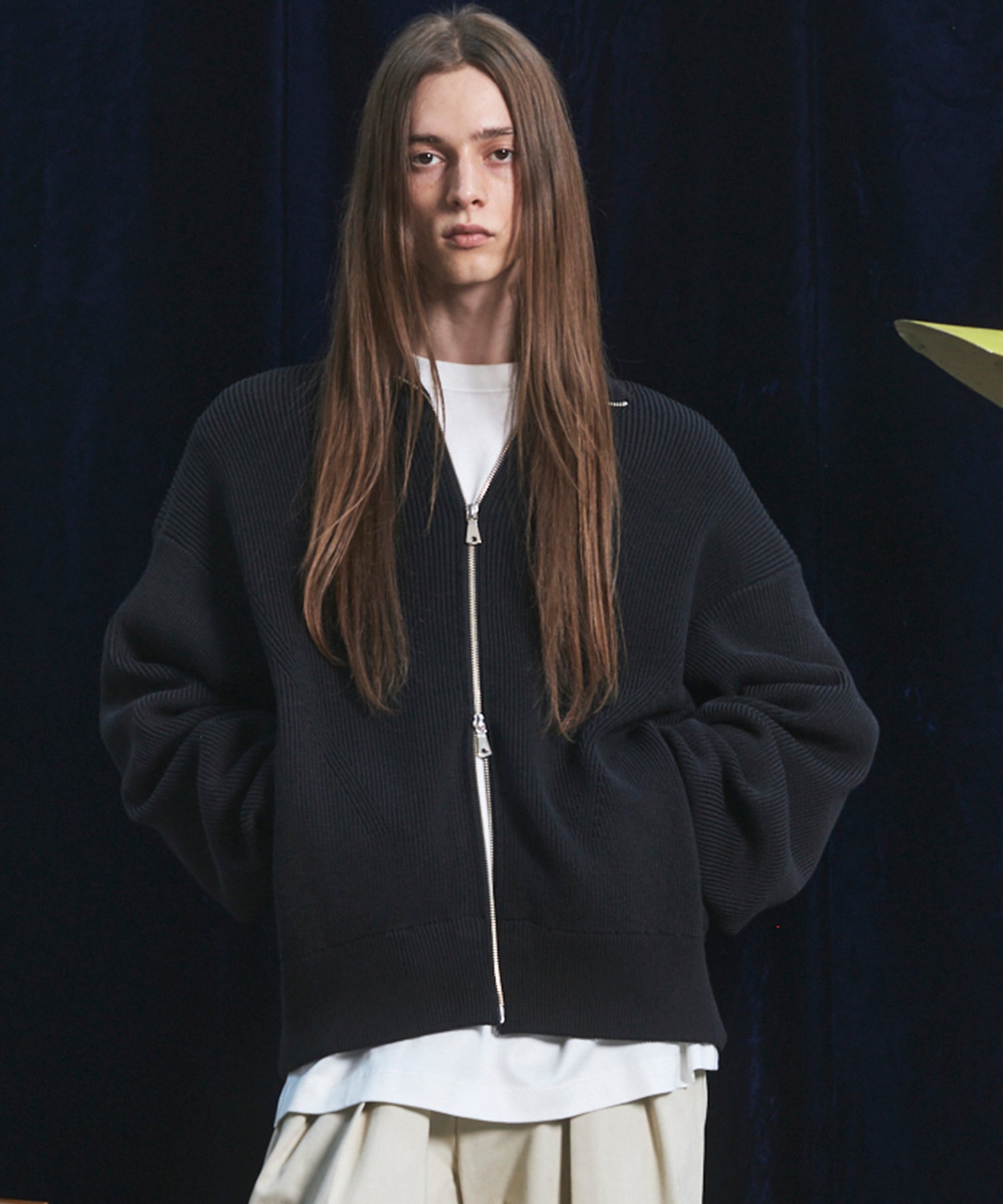 C/A Prime-Over Drivers Zip Knit