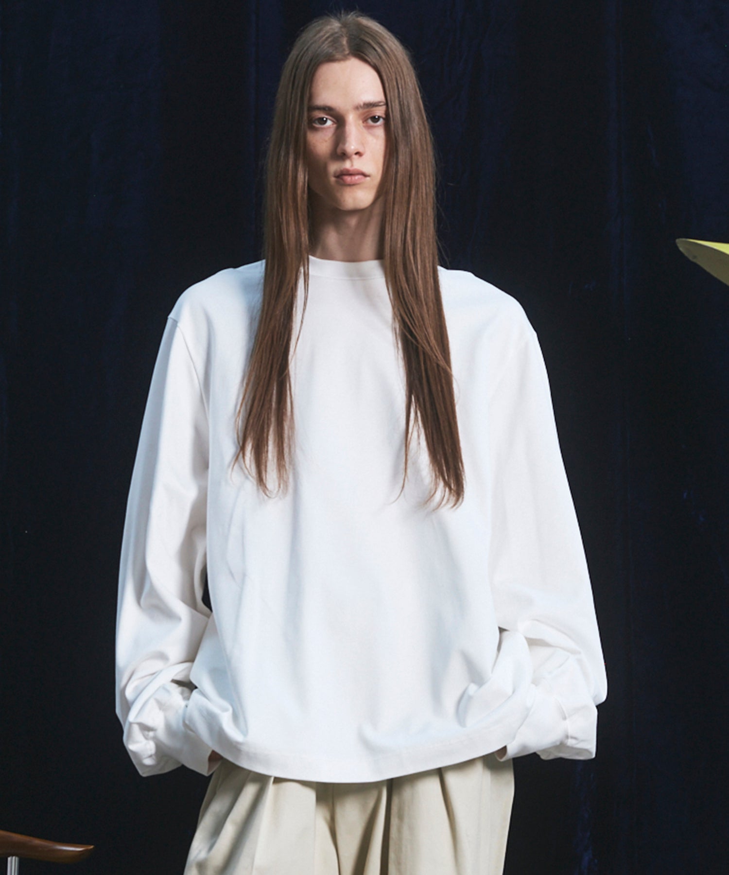 【26AW PRE-ORDER】Silky Heavy-weight Single Jersey Prime-Over Long-sleeved T-shirt