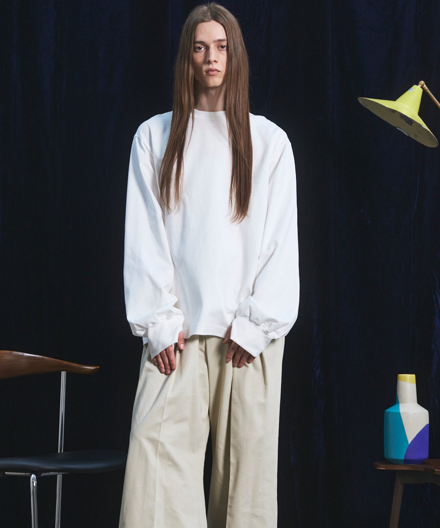 【26AW PRE-ORDER】Silky Heavy-weight Single Jersey Prime-Over Long-sleeved T-shirt