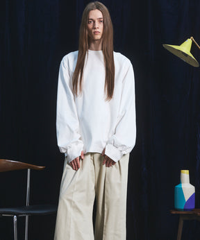 【26AW PRE-ORDER】Silky Heavy-weight Single Jersey Prime-Over Long-sleeved T-shirt