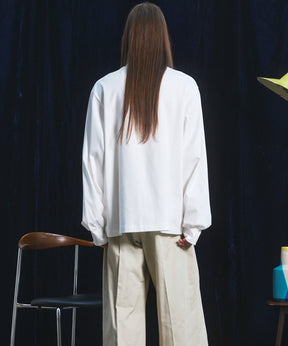 【26AW PRE-ORDER】Silky Heavy-weight Single Jersey Prime-Over Long-sleeved T-shirt