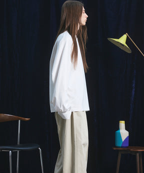 【26AW PRE-ORDER】Silky Heavy-weight Single Jersey Prime-Over Long-sleeved T-shirt