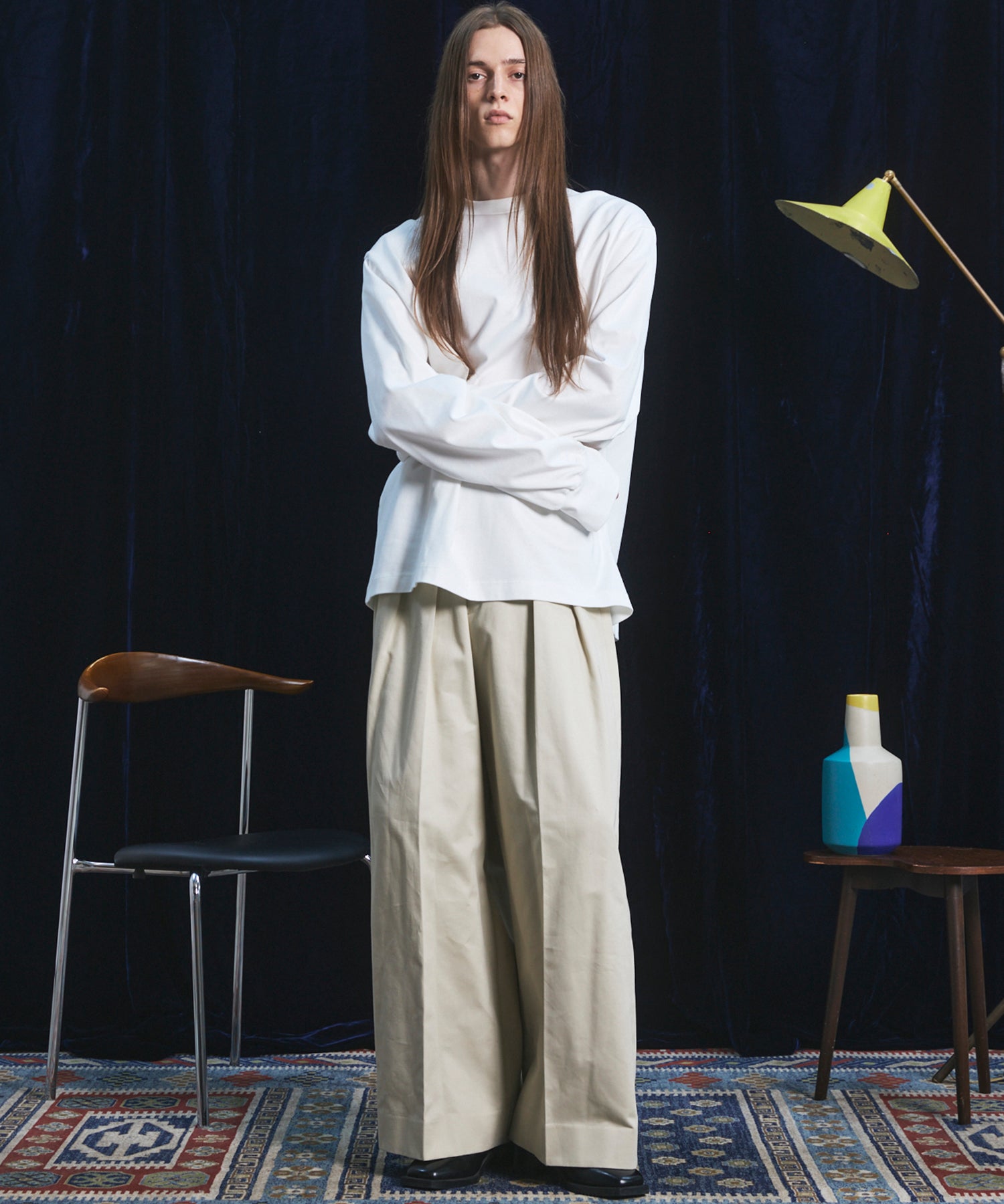 【26AW PRE-ORDER】Silky Heavy-weight Single Jersey Prime-Over Long-sleeved T-shirt