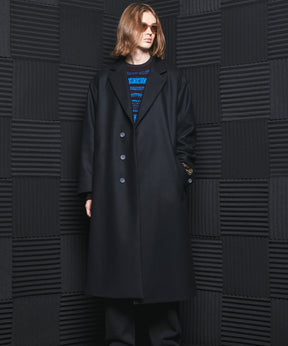 【26AW PRE-ORDER】Super170'sプライムオーバーメルトンチェスターコート