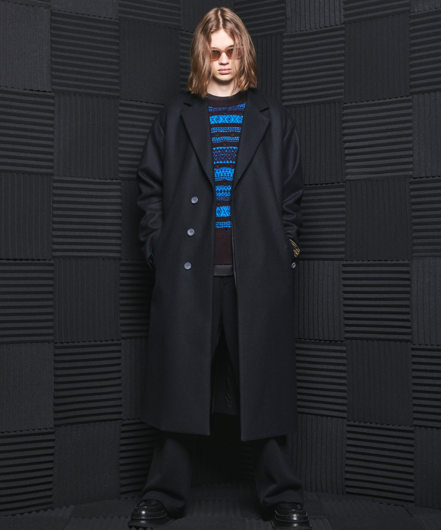 【26AW PRE-ORDER】Super170'sプライムオーバーメルトンチェスターコート