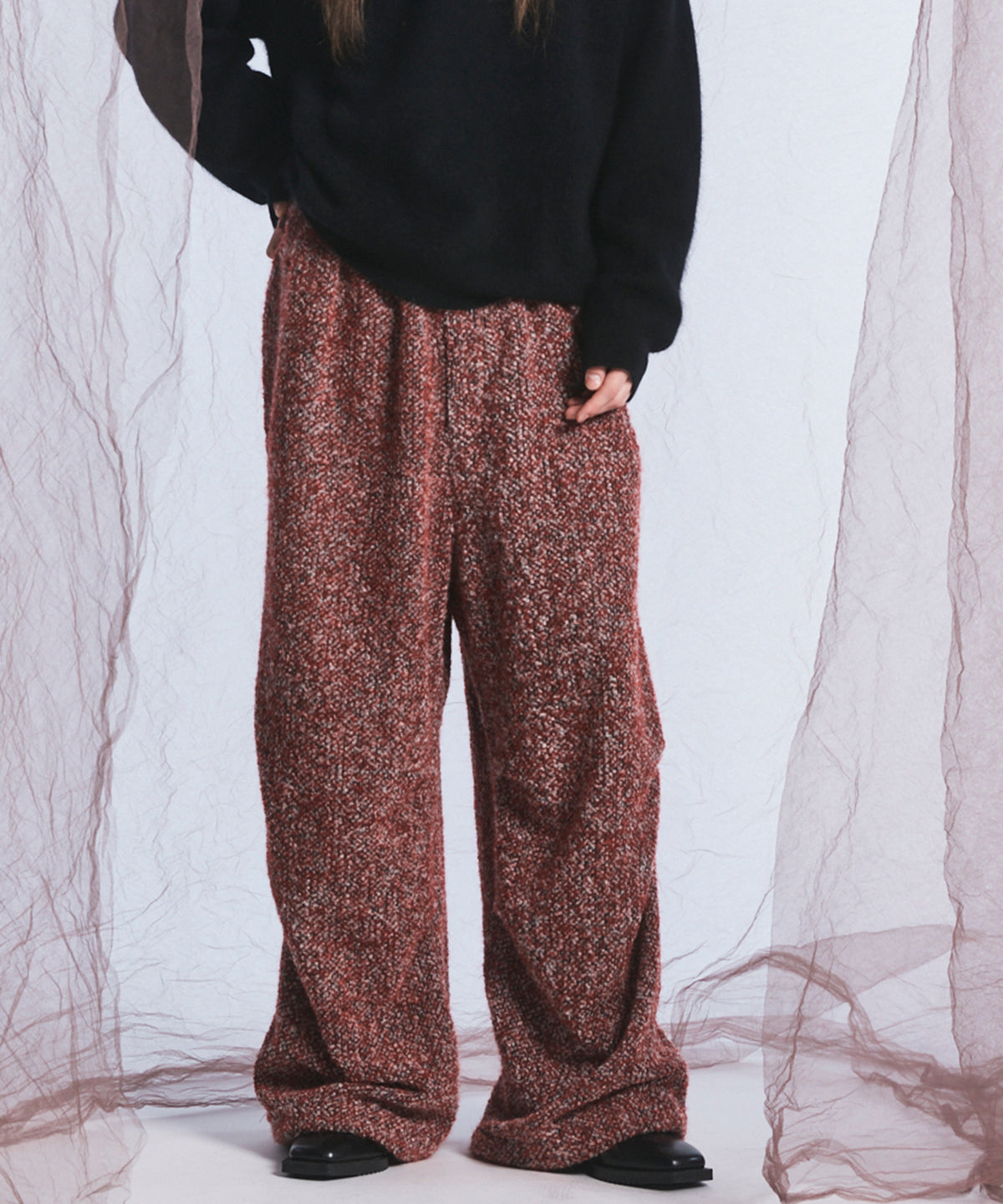 【26AW PRE-ORDER】【Italian Dead Stock Fabric】プライムワイドリラックススノーパンツ