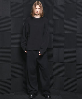 C/A Prime-Over Pullover Crew Neck Knit
