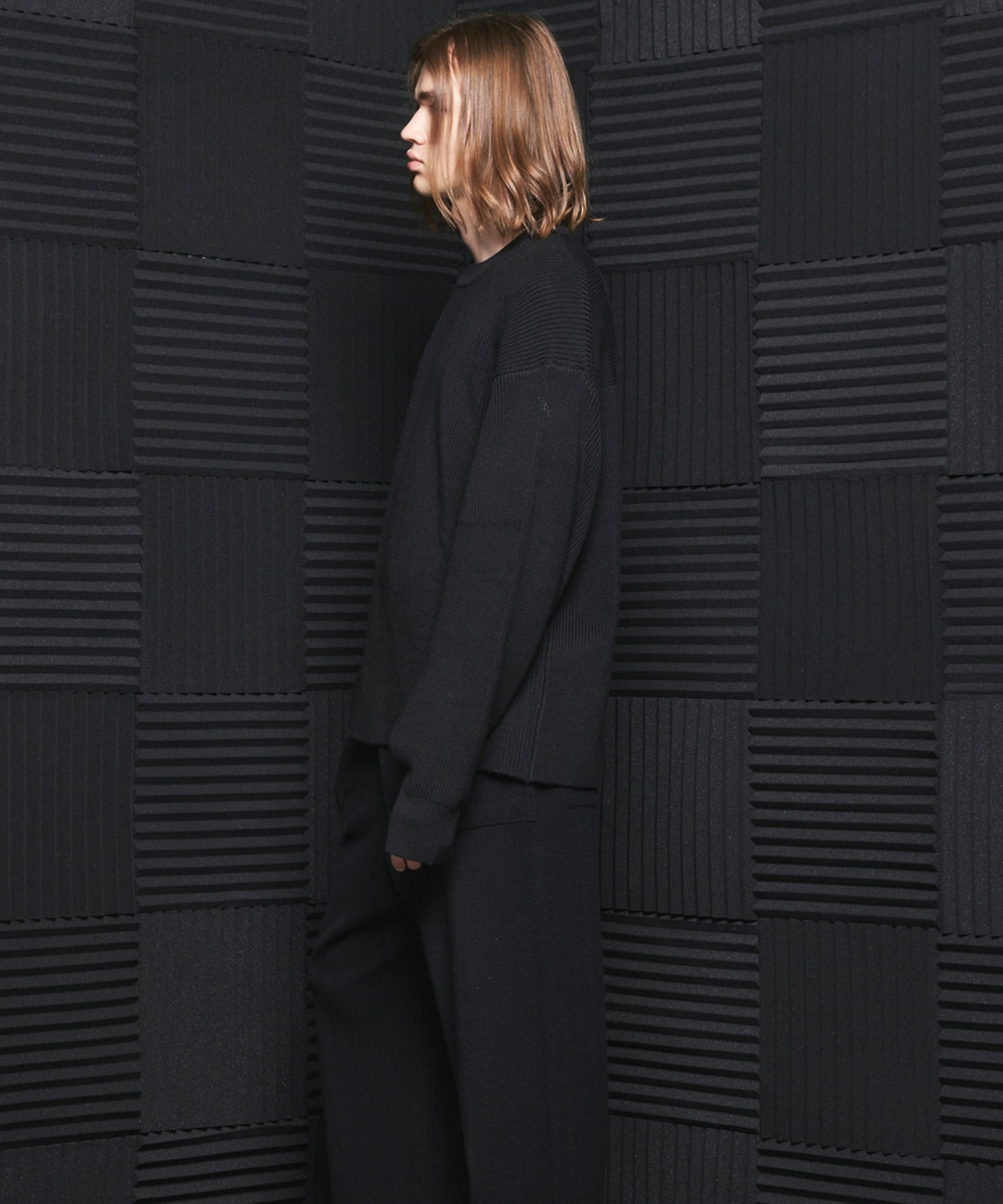 C/A Prime-Over Pullover Crew Neck Knit