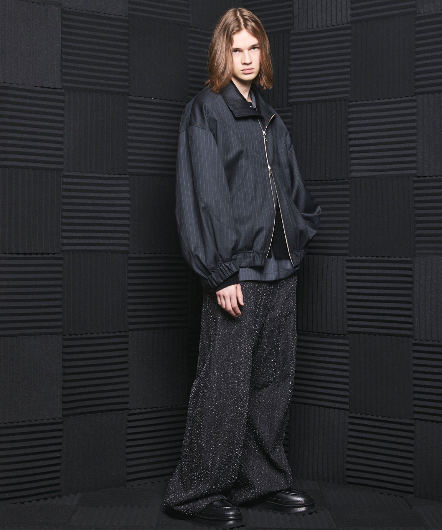 【26AW PRE-ORDER】【Ermenegildo Zegna Fabric】Prime-Over Stand-Collar Blouson