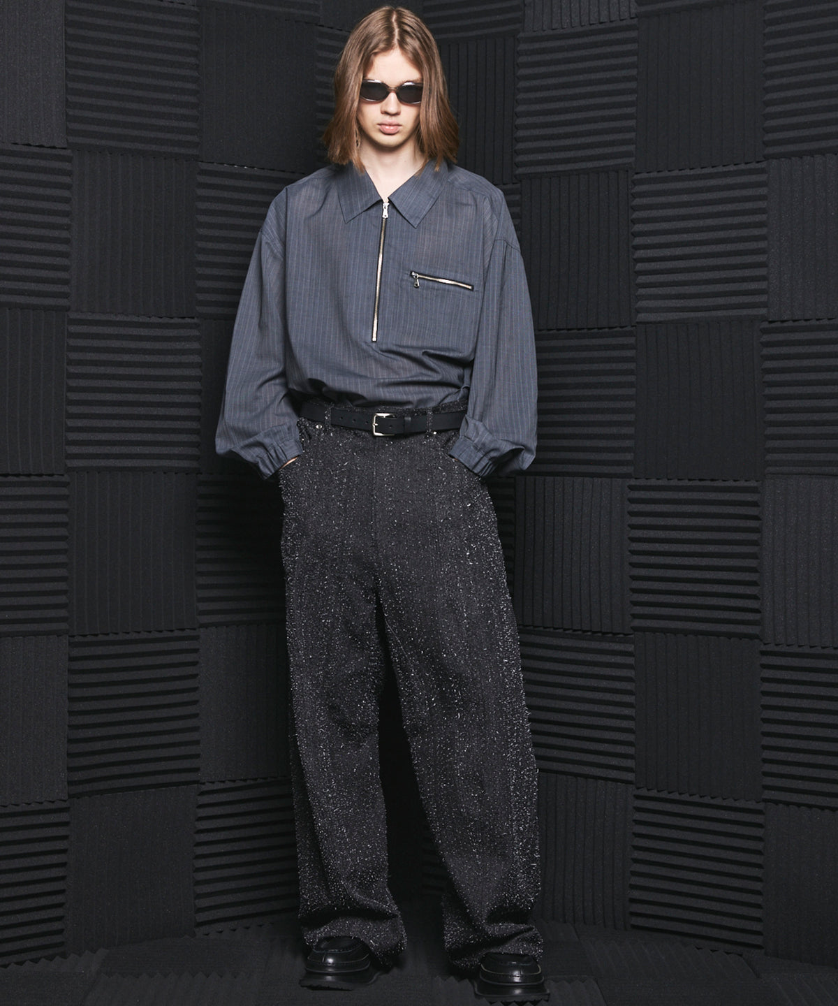 Banana Curve Silhouette Prime-Wide Cargo Trousers