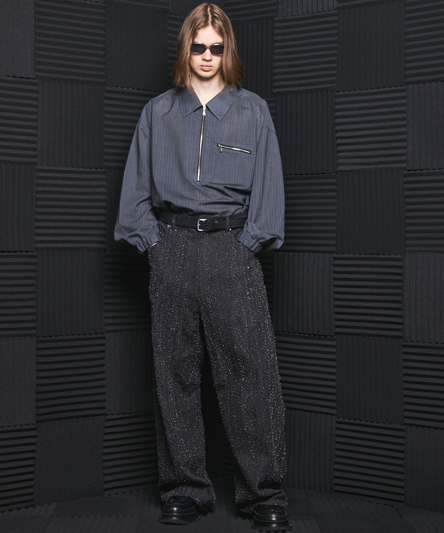 Banana Curve Silhouette Prime-Wide Cargo Trousers