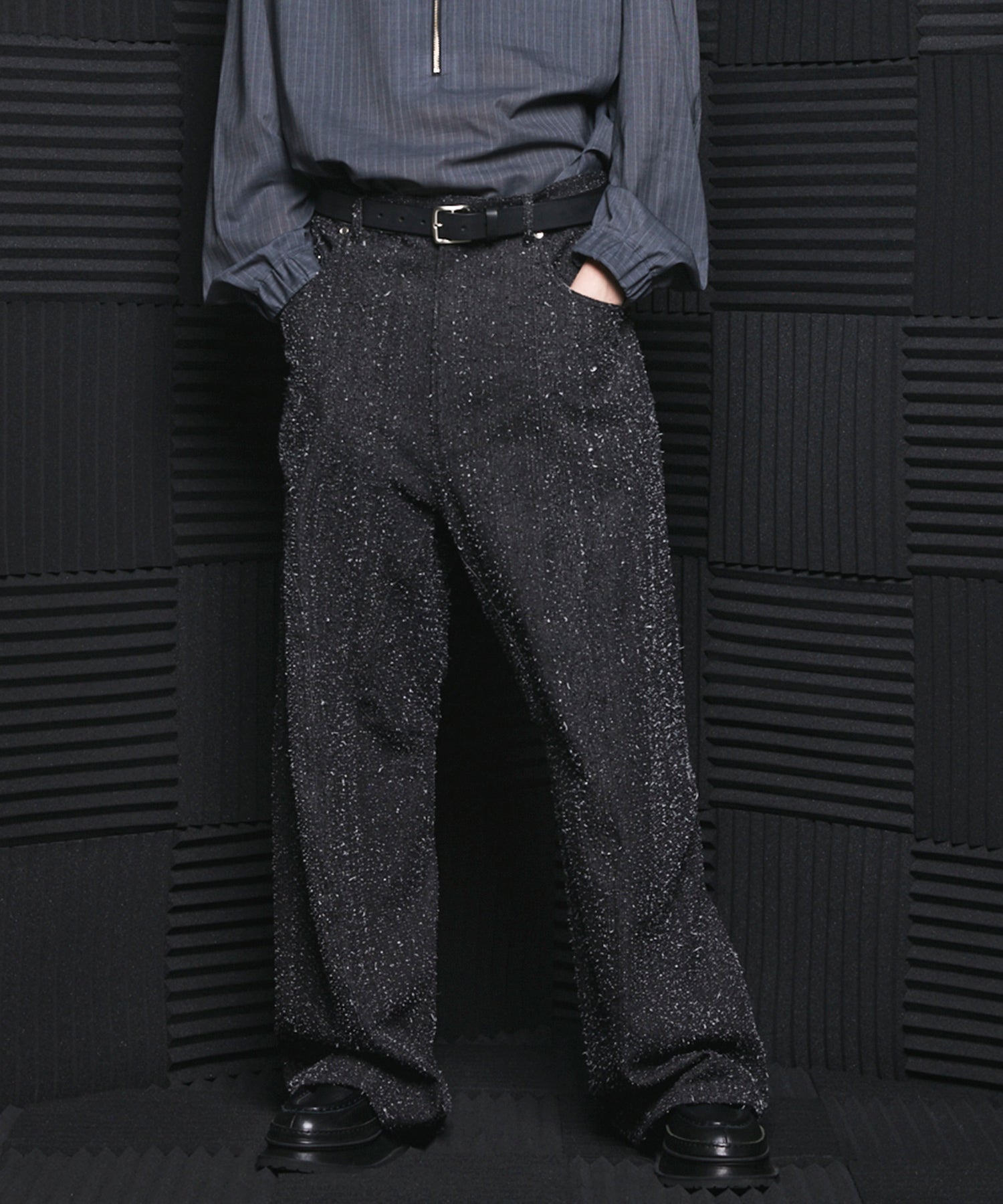 Banana Curve Silhouette Prime-Wide Cargo Trousers