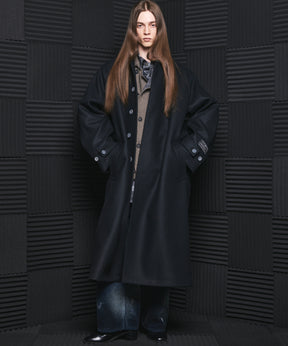 【26AW PRE-ORDER】Super140'sプライムオーバーメルトンバルマカンコート