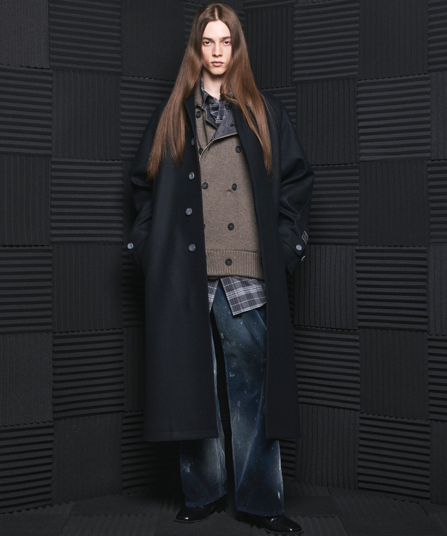 【26AW PRE-ORDER】【イタリアンデッドストックファブリック】プライムオーバーレギュラーカラーシャツコート