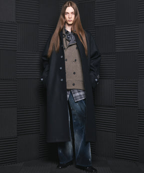 【26AW PRE-ORDER】【イタリアンデッドストックファブリック】プライムオーバーレギュラーカラーシャツコート