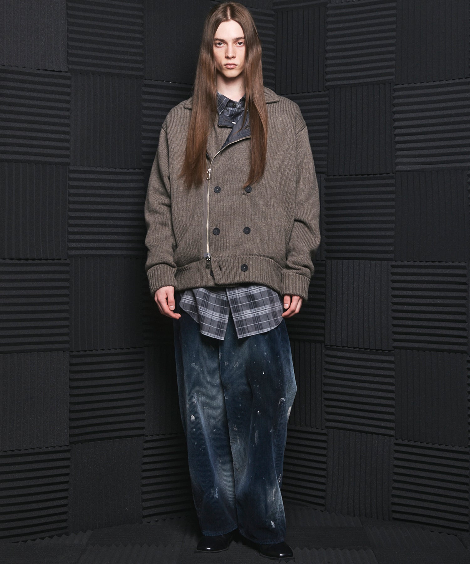 【26AW PRE-ORDER】【イタリアンデッドストックファブリック】プライムオーバーレギュラーカラーシャツコート