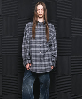 【26AW PRE-ORDER】【イタリアンデッドストックファブリック】プライムオーバーレギュラーカラーシャツコート