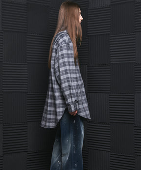 【26AW PRE-ORDER】【イタリアンデッドストックファブリック】プライムオーバーレギュラーカラーシャツコート