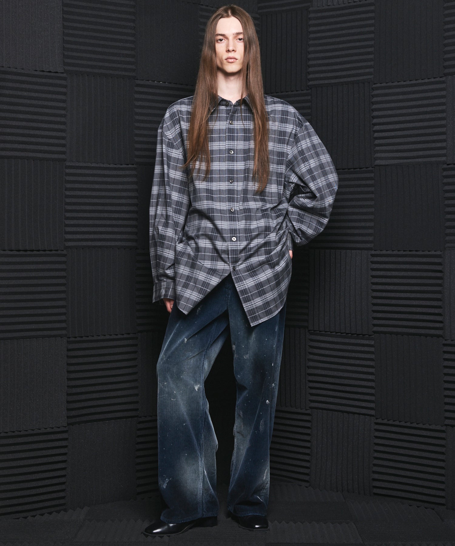 【26AW PRE-ORDER】【イタリアンデッドストックファブリック】プライムオーバーレギュラーカラーシャツコート
