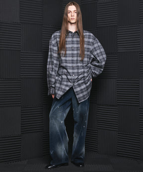 【26AW PRE-ORDER】【イタリアンデッドストックファブリック】プライムオーバーレギュラーカラーシャツコート