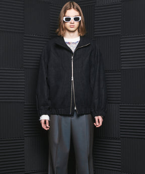【26AW PRE-ORDER】【イタリアンデッドストックファブリック】プライムオーバーカーブ切り替えスタンドブルゾン