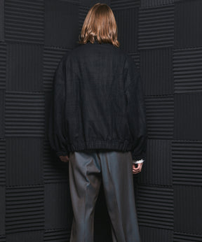 【26AW PRE-ORDER】【イタリアンデッドストックファブリック】プライムオーバーカーブ切り替えスタンドブルゾン