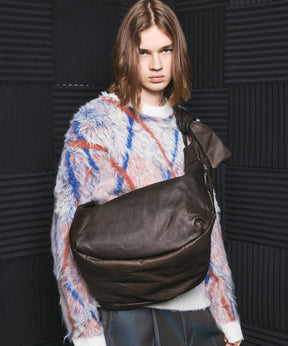 Leather Shoulder “BANANA” Bag