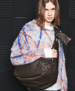 Leather Shoulder “BANANA” Bag