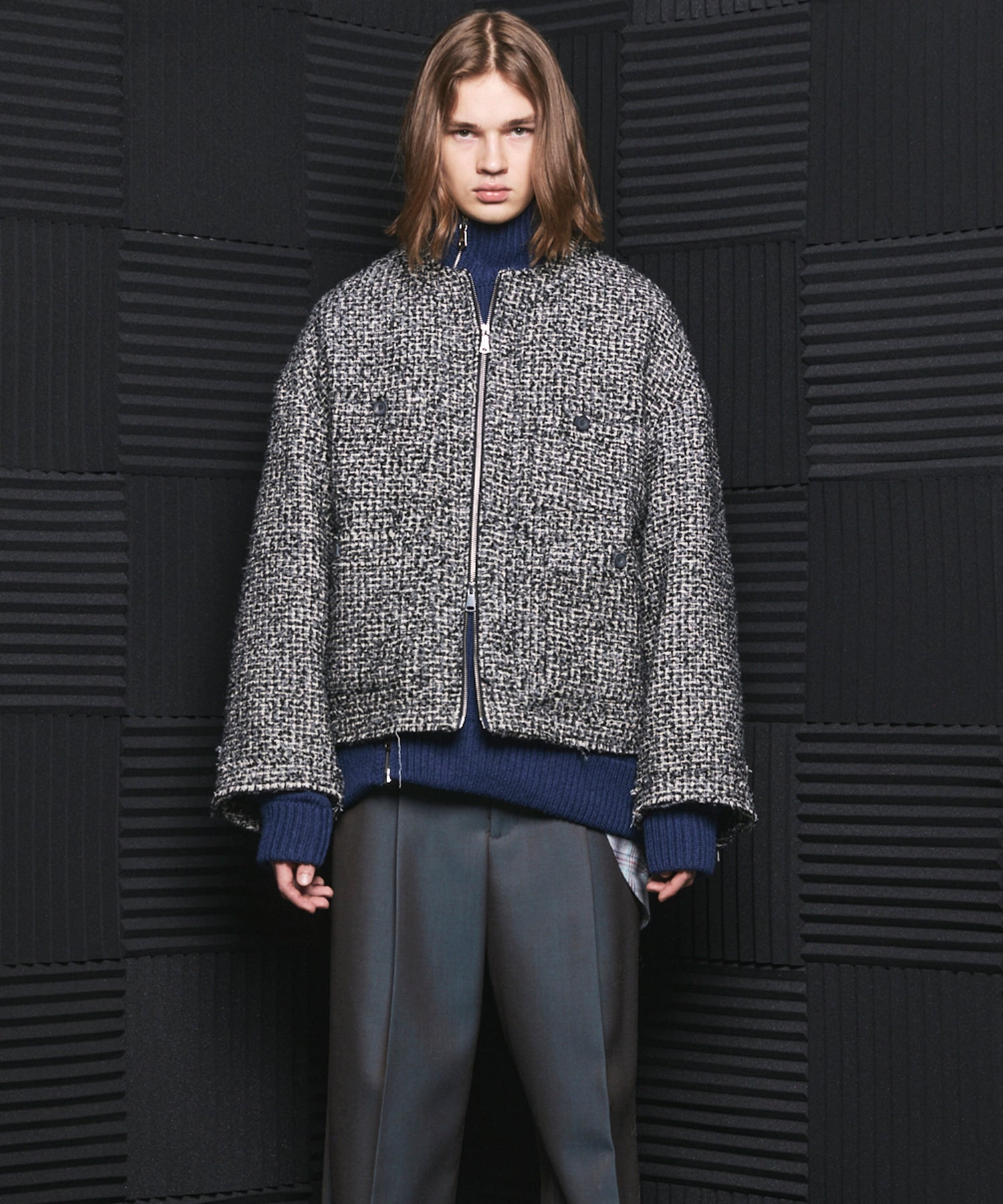 【26AW PRE-ORDER】코듀로이 도킹 프라임 오버레이 링 트래커 재킷