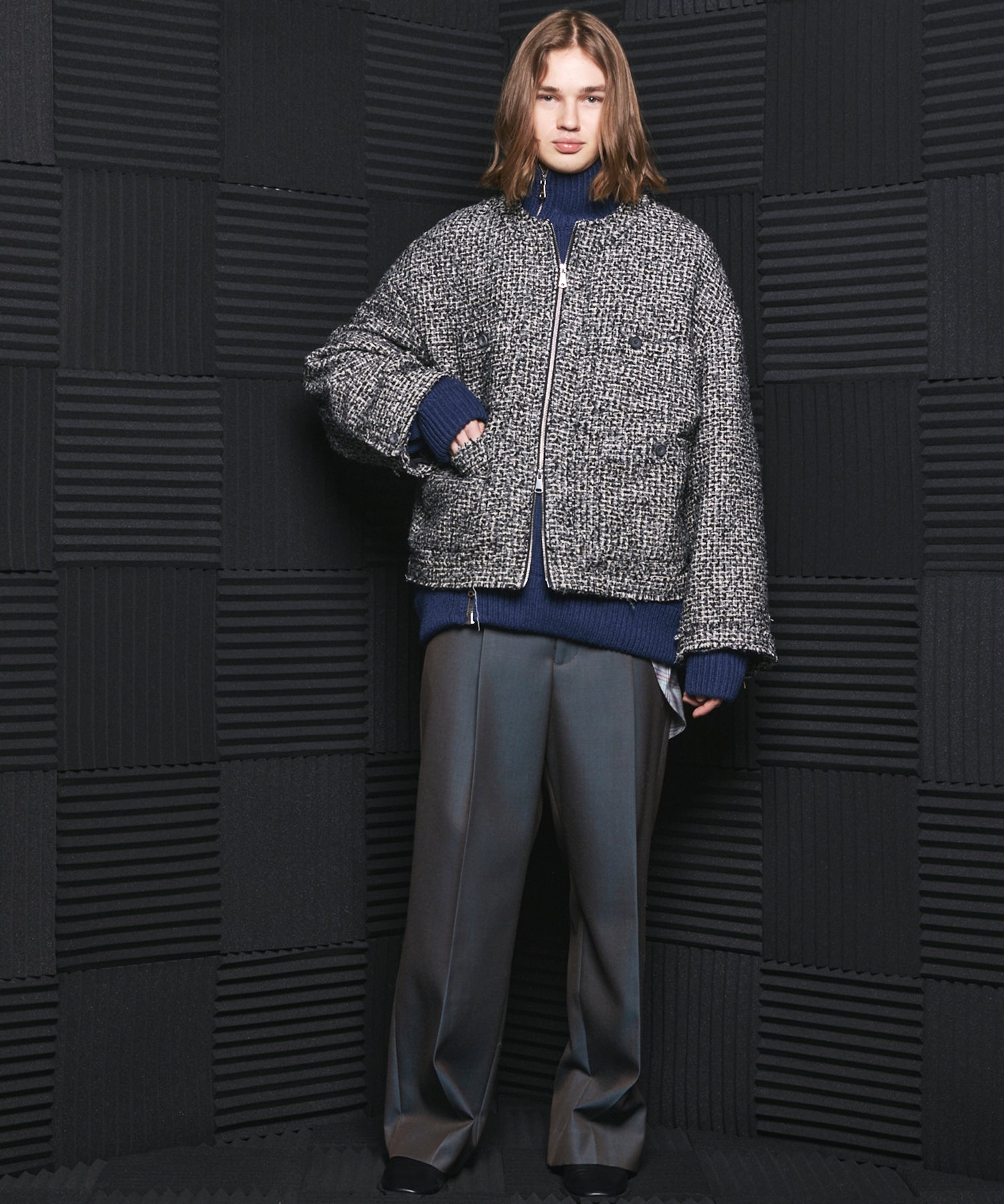 【26AW PRE-ORDER】코듀로이 도킹 프라임 오버레이 링 트래커 재킷