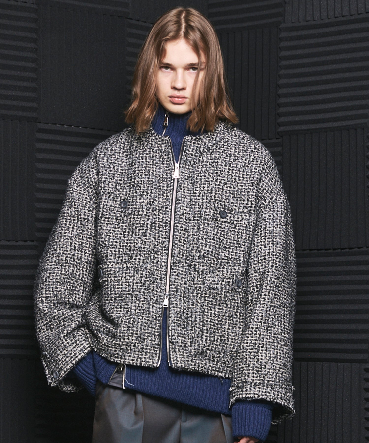 【26AW PRE-ORDER】코듀로이 도킹 프라임 오버레이 링 트래커 재킷