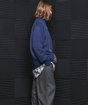 Airy Striped Gabardine Prime-Over Short-sleeved Shirt