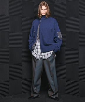 【26AW PRE-ORDER】【イタリアンデッドストックファブリック】プライムオーバーレギュラーカラーシャツコート