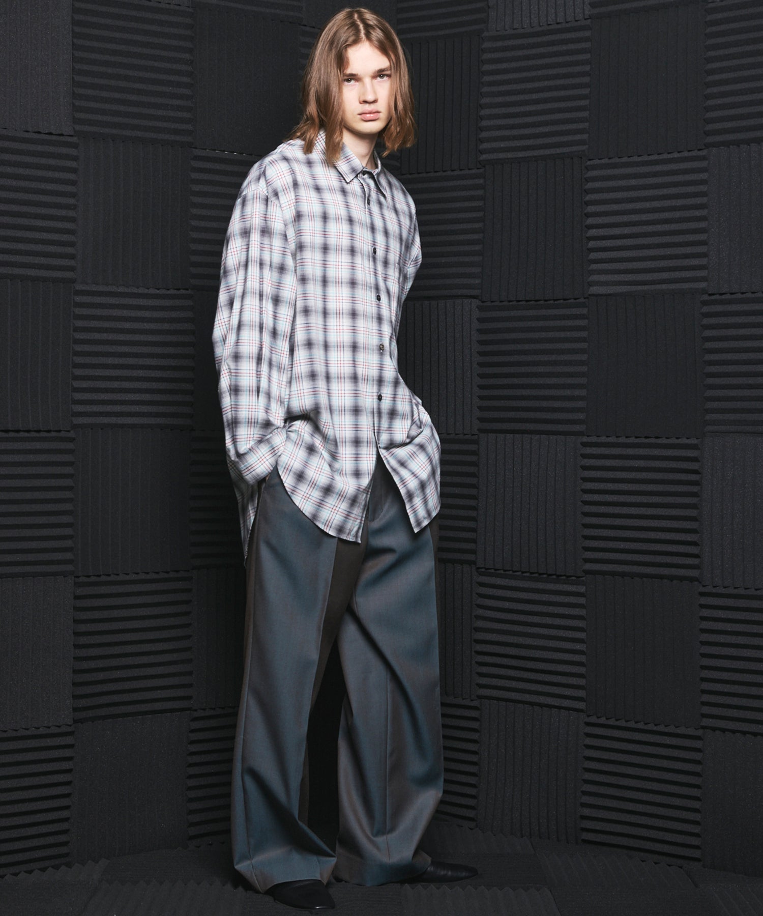 【26AW PRE-ORDER】【イタリアンデッドストックファブリック】プライムオーバーレギュラーカラーシャツコート