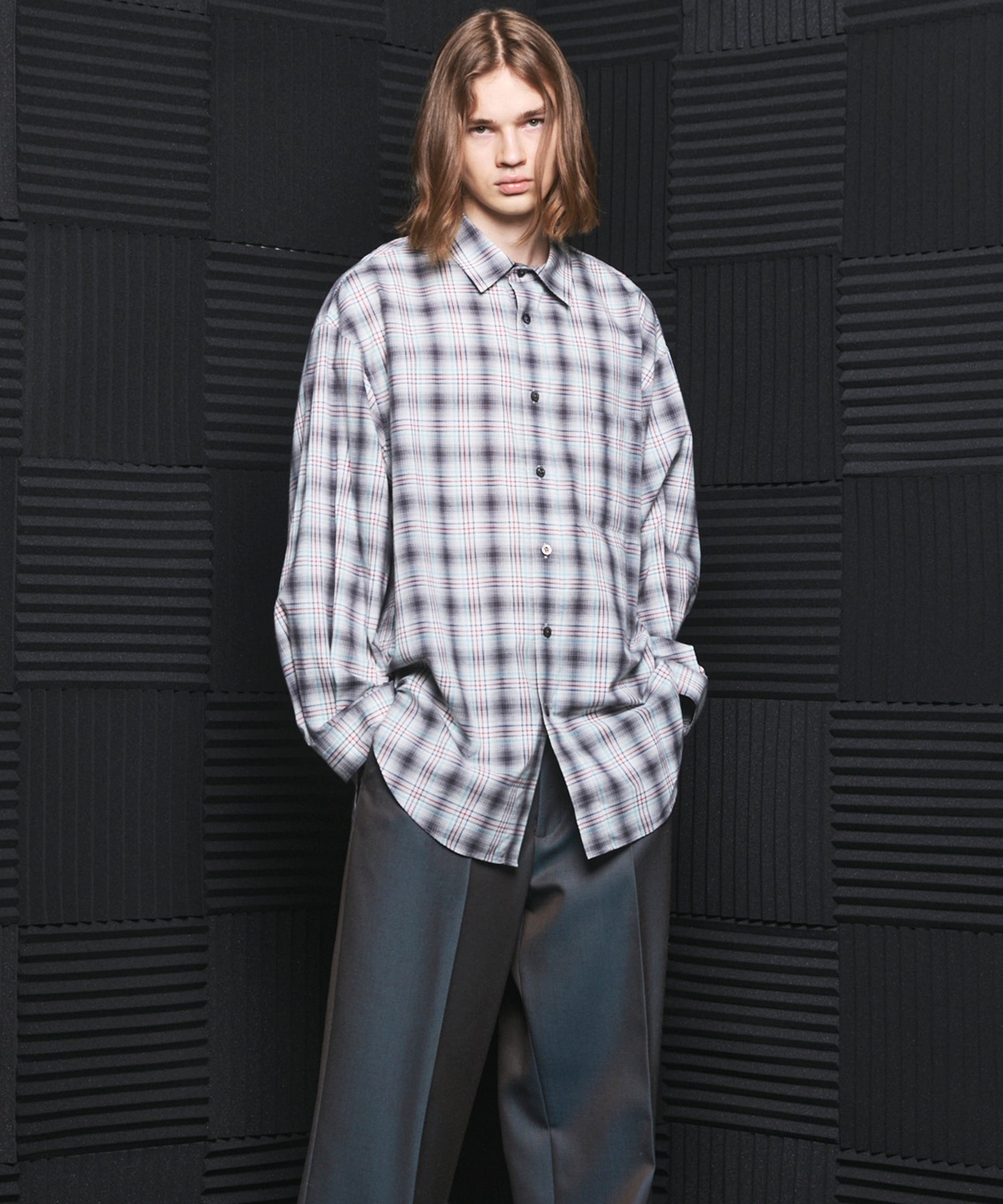 【26AW PRE-ORDER】【イタリアンデッドストックファブリック】プライムオーバーレギュラーカラーシャツコート