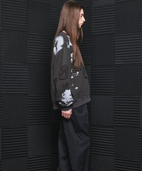 【26AW PRE-ORDER】Flower Patch Prime-Over Crew Neck Sweatshirt