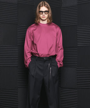【26AW PRE-ORDER】Silky Heavy-weight Single Jersey Prime-Over Long-sleeved T-shirt