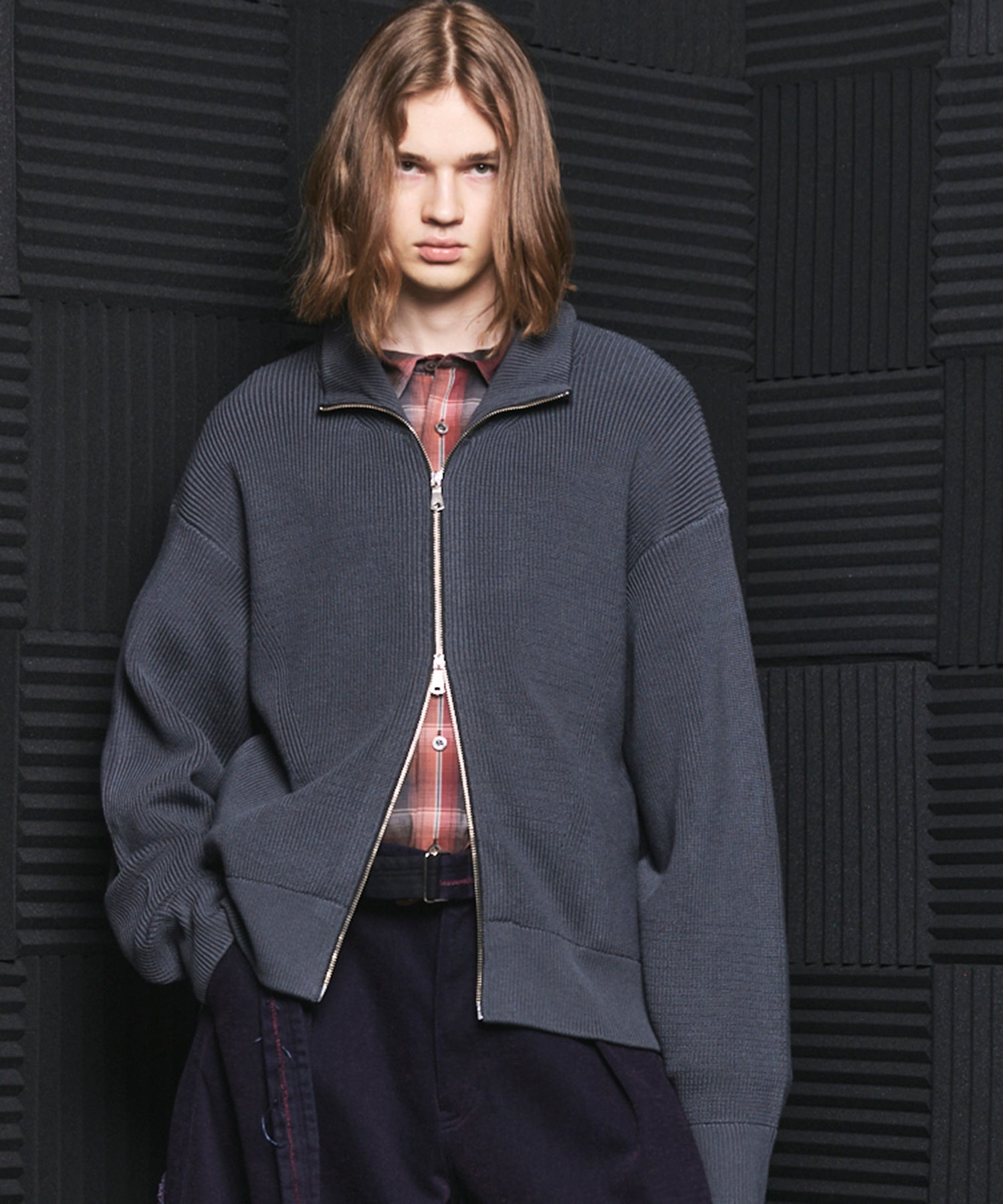 C/A Prime-Over Drivers Zip Knit