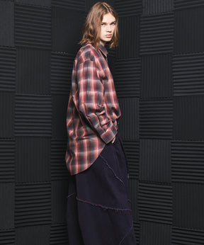 【26AW PRE-ORDER】【イタリアンデッドストックファブリック】プライムオーバーレギュラーカラーシャツコート