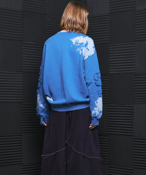 【26AW PRE-ORDER】Flower Patch Prime-Over Crew Neck Sweatshirt