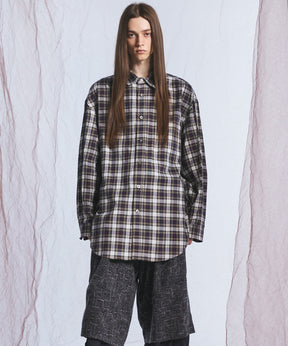 【26AW PRE-ORDER】【イタリアンデッドストックファブリック】プライムオーバーレギュラーカラーシャツコート