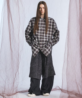 【26AW PRE-ORDER】【イタリアンデッドストックファブリック】プライムオーバーレギュラーカラーシャツコート
