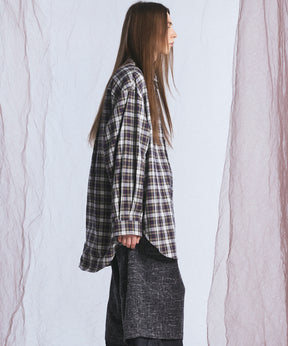 【26AW PRE-ORDER】【イタリアンデッドストックファブリック】プライムオーバーレギュラーカラーシャツコート