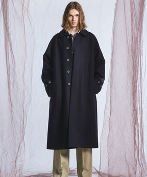 【26AW PRE-ORDER】Super140'sプライムオーバーメルトンバルマカンコート