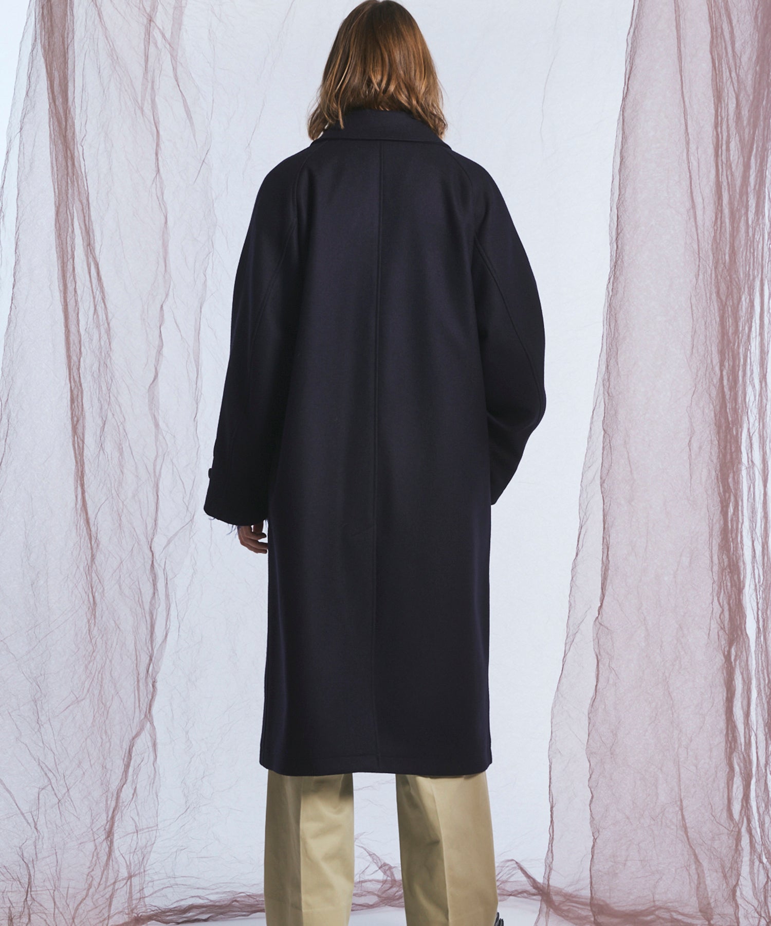 【26AW PRE-ORDER】Super140'sプライムオーバーメルトンバルマカンコート