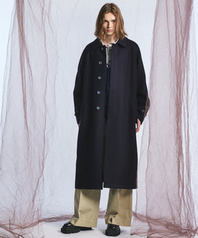 【26AW PRE-ORDER】Super140'sプライムオーバーメルトンバルマカンコート