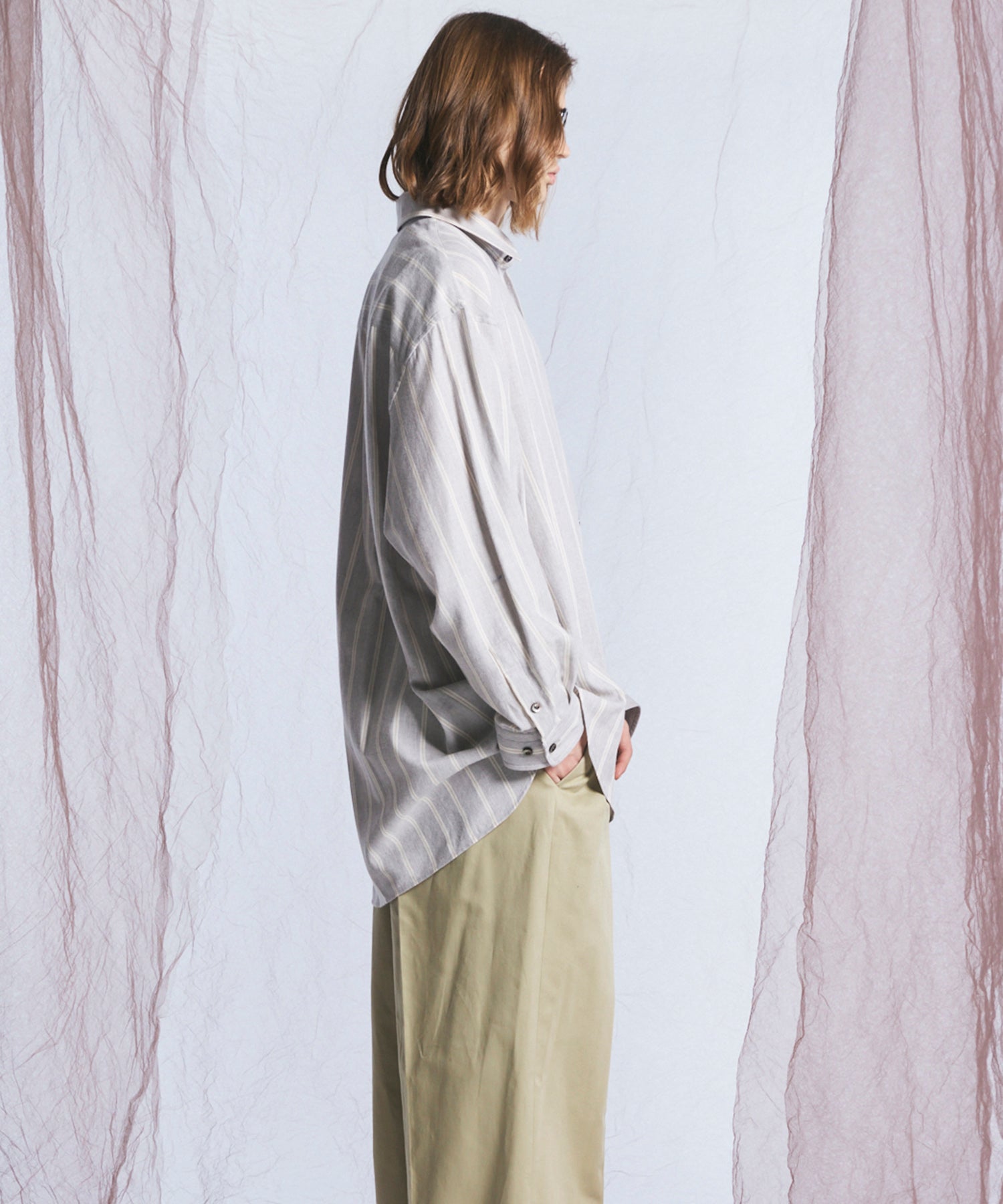 【26AW PRE-ORDER】【イタリアンデッドストックファブリック】プライムオーバーレギュラーカラーシャツコート